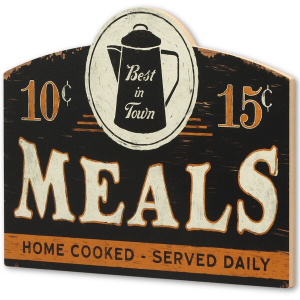 Meals Wood Wall Decor Open Road Brands ShopORB